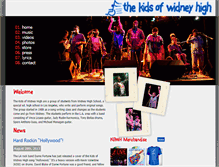 Tablet Screenshot of kidsofwidneyhigh.com